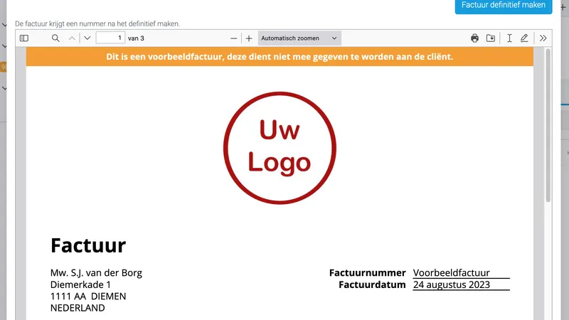 Facturen versturen / iDEAL | Wero