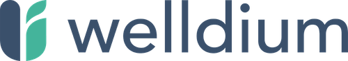 Logo van Welldium supplementen platform